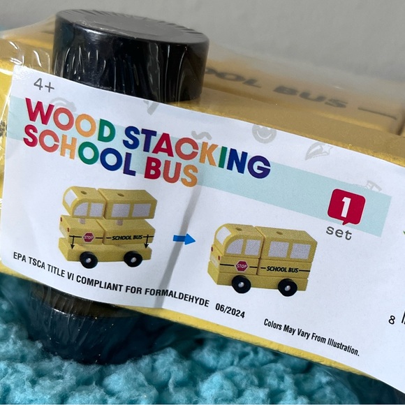 Target Bullseye Playground Kids Wood Stacking🍦 - Picture 5 of 11